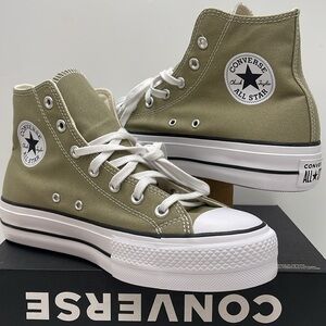 Converse WMNS CTAS LIFT HI
MOSSY SLOTH/WHITE/BLACK A07571F Platforms Sneakers